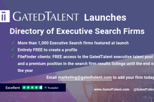 GatedTalent Announces Global Directory of Executive Search Firms